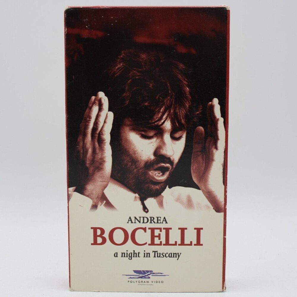 Andrea Bocelli A Night In Tuscany VHS 1997